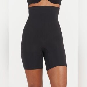 NEW Spanx Higher Power Short Shapewear Black Size XL